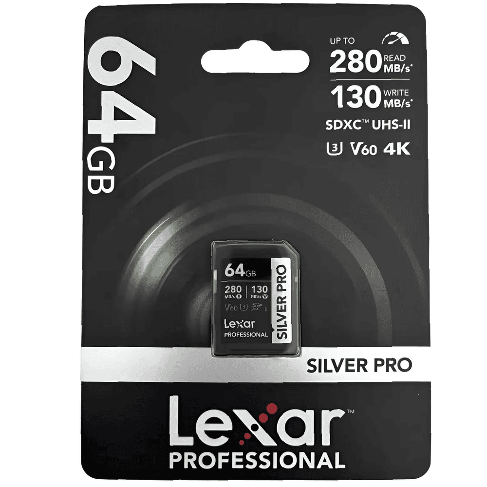 Lexar SILVER PRO SDXC UHS-II V60 — 64 GB