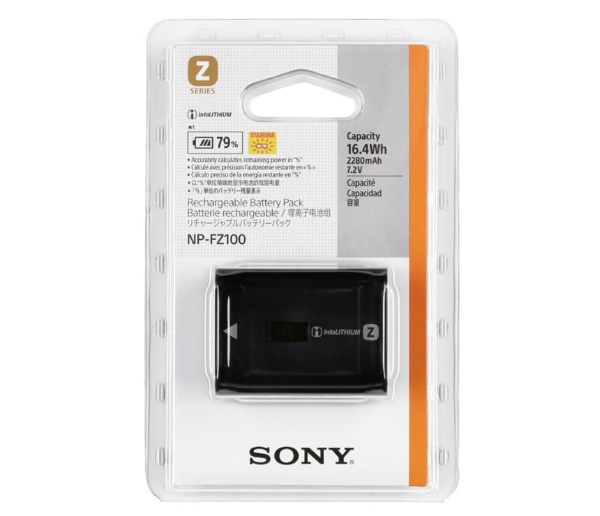 Sony NP-FZ100 — 3 batteries
